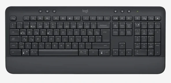 LOGITECH K650 SIGNATURE KABLOSUZ KLAVYE GRAFIT 920-010919 ürün görseli 1