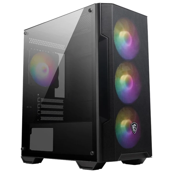 MSI MAG FORGE M100A 4x120mm ARGB mATX GAMING KASA ürün görseli 1