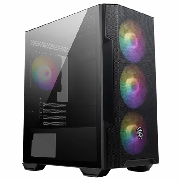 MSI MAG FORGE M100R 4X 120MM ARGB MATX GAMING KASA ürün görseli 1