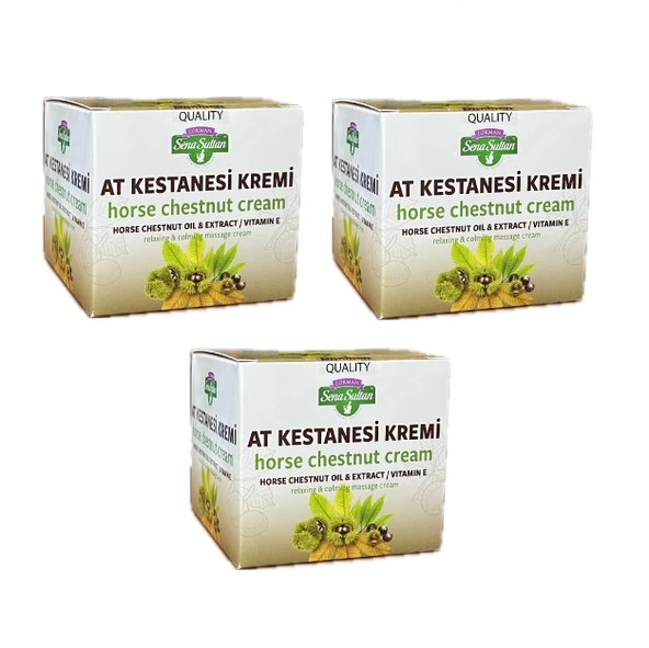 AT KESTANESİ KREMİ 100 ML  3Adet, Lokman Sena Sultan ürün görseli 1