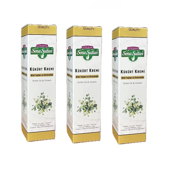 KÜKÜRT KREMİ 100 ML 3Adet, Lokman Sena Sultan ürün görseli 1