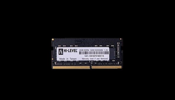 8GB DDR4 3200Mhz CL22 SODIMM 1.2V HLV-SOPC25600D4/8G HI-LEVEL ürün görseli 1