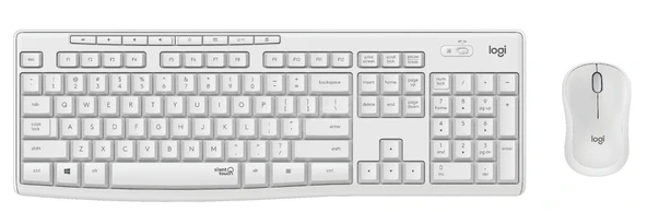 LOGITECH MK295 KABLOSUZ SET SESSİZ USB BEYAZ 920-010089 - Resim 2