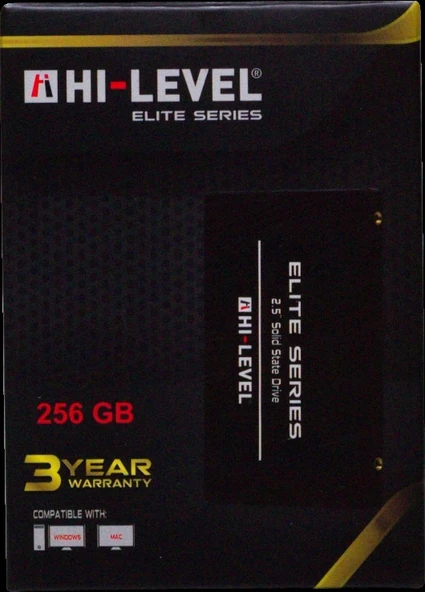 256GB HI-LEVEL HLV-SSD30ELT/256G 2,5 560-540 MB/s ürün görseli 1