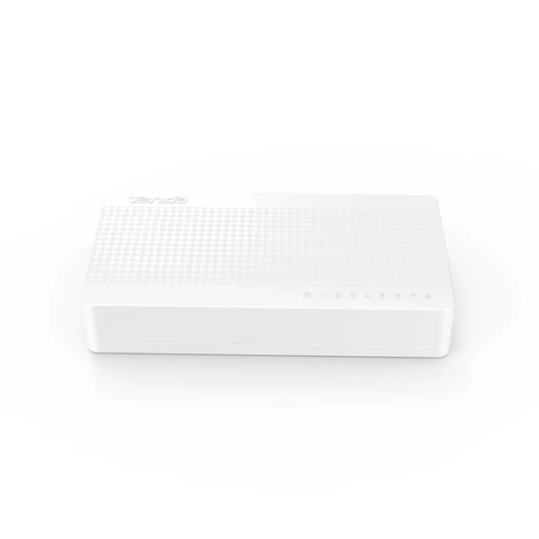 TENDA S108 V3 8PORT 10/100 YÖNETİLEMEZ SWITCH ürün görseli 1