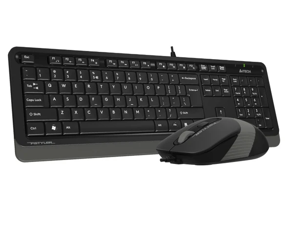 A4 TECH F1010 Q USB GRİ TR MM KLAVYE+OPTİK MOUSE - Resim 3