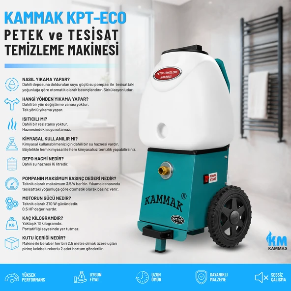 Kammak KPT-ECO 0.50HP Petek Temizleme Makinası ürün görseli 1