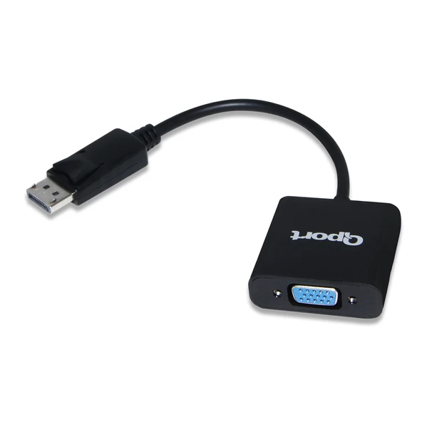 QPORT Q-DP-VGA DP TO VGA ÇEVİRİCİ ürün görseli 1