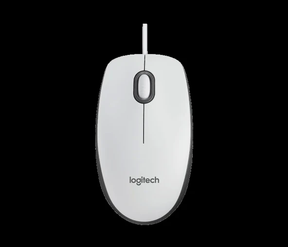 LOGITECH M100 KABLOLU BEYAZ MOUSE - 910-006764 ürün görseli 1