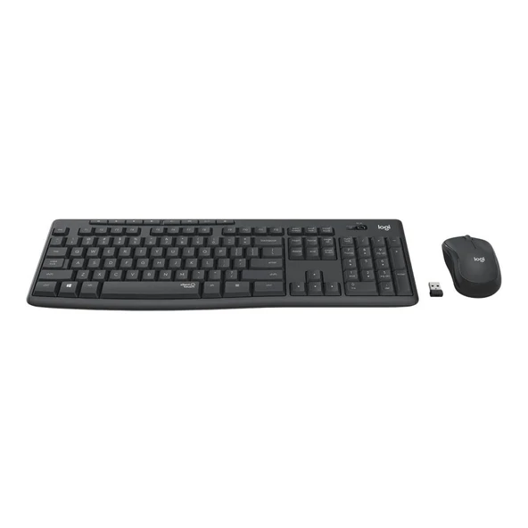 LOGITECH MK295 KABLOSUZ SET SESSİZ USB SİYAH 920-009804 - Resim 2
