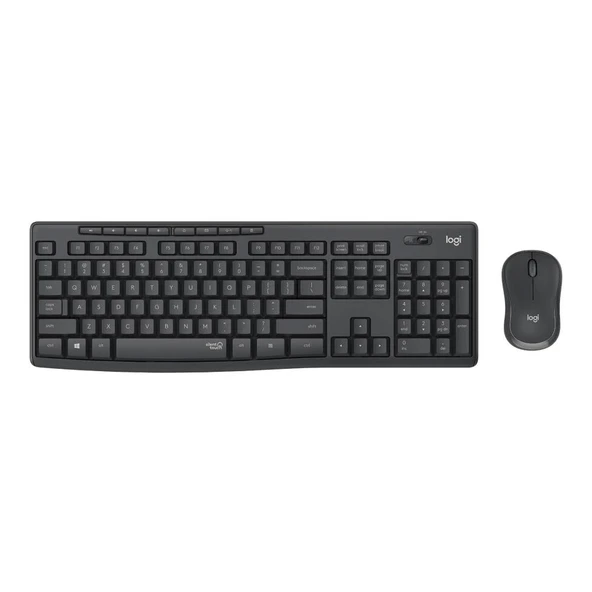 LOGITECH MK295 KABLOSUZ SET SESSİZ USB SİYAH 920-009804 ürün görseli 1