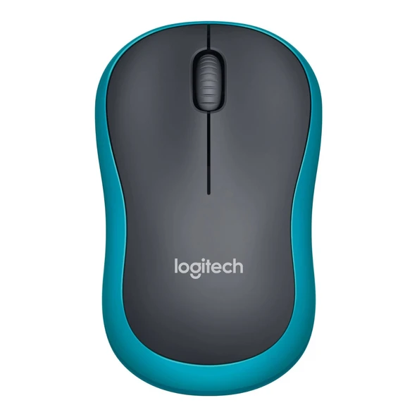 LOGITECH M185 Mavi-Gri Kablosuz Mouse (910-002236) ürün görseli 1