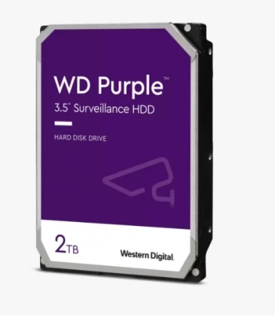 2TB WD Purple SATA 6Gb/s 64MB DV 7x24 WD23PURZ ürün görseli 1