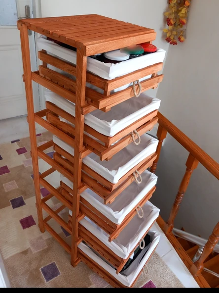 AHŞAP MEYVELİK SEBZELİK ürün görseli 1