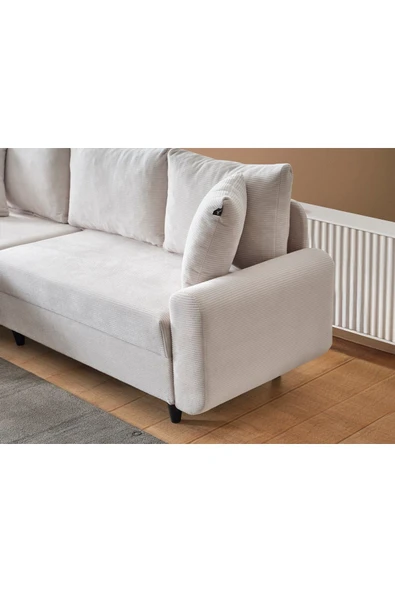 Kagu Corner Flavia Köşe Takımı Ekru - Resim 4