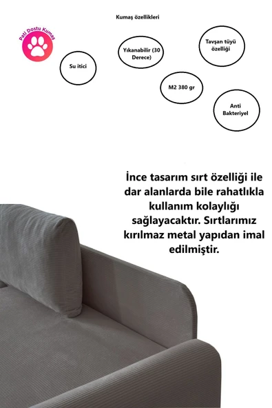 Kagu Corner Flavia Köşe Takımı Kahve - Resim 3