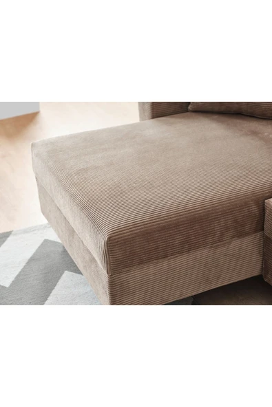 Kagu Corner Flavia Köşe Takımı Kahve - Resim 7