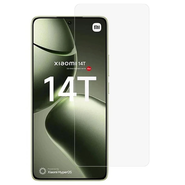 Xiaomi Mi 14T Kırılmaz Cam Ekran Koruyucu Temperli Cam ürün görseli 1