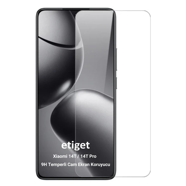 Xiaomi Mi 14T Pro Kırılmaz Cam Ekran Koruyucu Temperli Cam ürün görseli 1