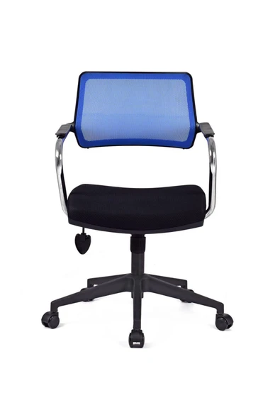 Koltukstilim   Rauna Mavi Fileli Pls Çalışma Koltuğu Ofis Koltuğu ürün görseli 1