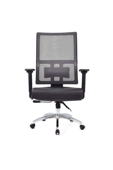 Koltukstilim   Perla Siyah Fileli Çalışma Koltuğu Ofis Koltuğu Büro Koltuğu Krom Ayak ürün görseli 1