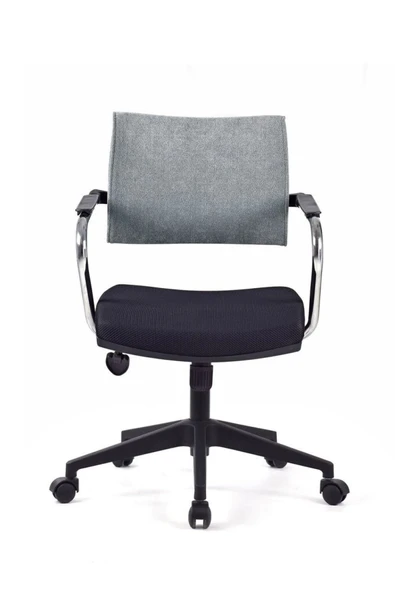 Koltukstilim   Sahra Siyah-gri Pls Çalışma Koltuğu Ofis Koltuğu ürün görseli 1