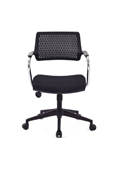 Koltukstilim   Carmel Siyah Fileli Pls Çalışma Koltuğu Ofis Koltuğu ürün görseli 1