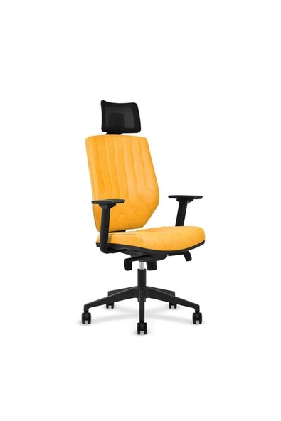 Koltukstilim   Fusion Yellow Deri Yönetici Koltuğu ürün görseli 1