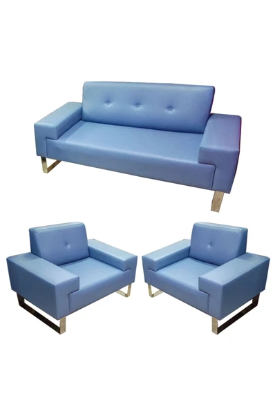 Koltukstilim   Pink Blue Ofis Oturma Grubu ürün görseli 1