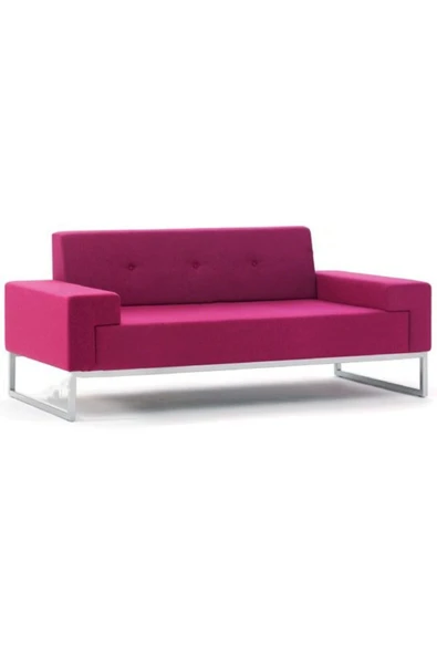 Koltukstilim   Pink Ikili Ofis Kanepesi ürün görseli 1