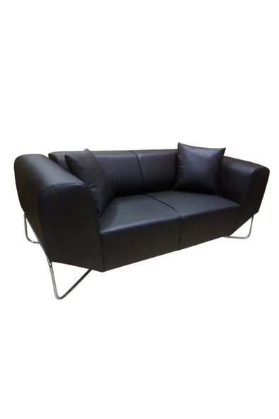 Koltukstilim   Elite Deri İkili Siyah Showroom Kanepe ürün görseli 1