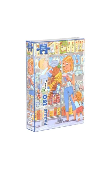 Laço Kids Alışveri Günü Puzzle 150 Parça LC7351 ürün görseli 1