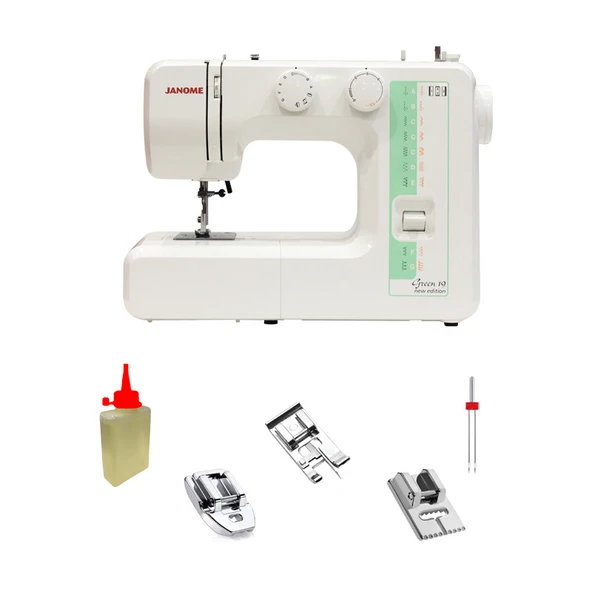 Janome Green 19 Dikiş Makinesi - Ayak Setli ürün görseli 1