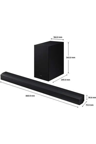 SAMSUNG B650 Soundbar 3.1 Kanal Derin Baslı Hoparlör ürün görseli 1