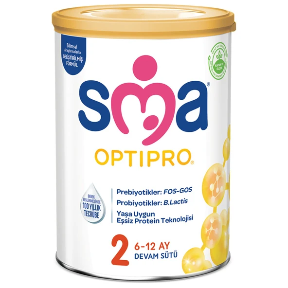 SMA Optipro 2 Devam Sütü 400 Gr 6-12 Ay 4 Adet ürün görseli 1
