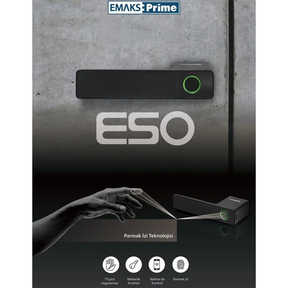 Emaks Prime Akıllı Kilit E50 ürün görseli 1