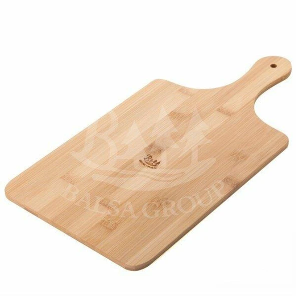 Doğal Ahşap Büyük Kesme Tahtası Doğrama Tahtası Dikdörtgen Doğal Ahşap (39x20x0,8cm) ürün görseli 1