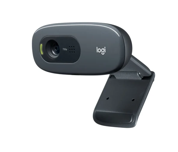 Logitech C270 HD 720p Mikrofonlu Web Kamerası - Siyah ürün görseli 1
