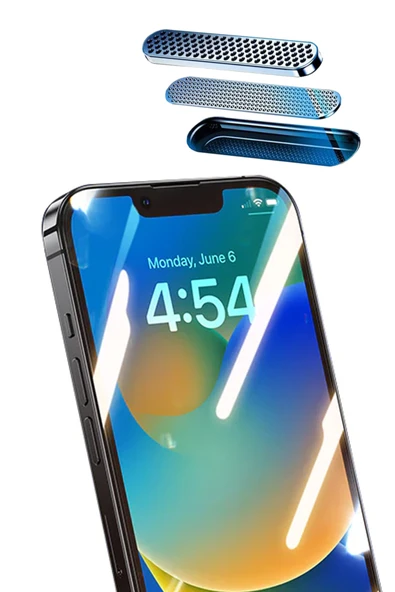 Apple iPhone 13 Pro Max Ekran Koruyucu Cam Ahize Toz Önleyici HD Görüntü ZRAntiDust ürün görseli 1