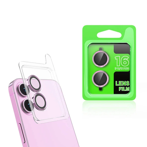 Apple iPhone 16 Kamera Lens Koruyucu Cam HD ZRCL-07 ürün görseli 1