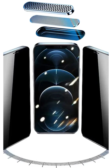 Apple iPhone 12 Mini Ekran Koruyucu Cam Ahize Toz Önleyici HD Görüntü ZRAntiDust ürün görseli 1