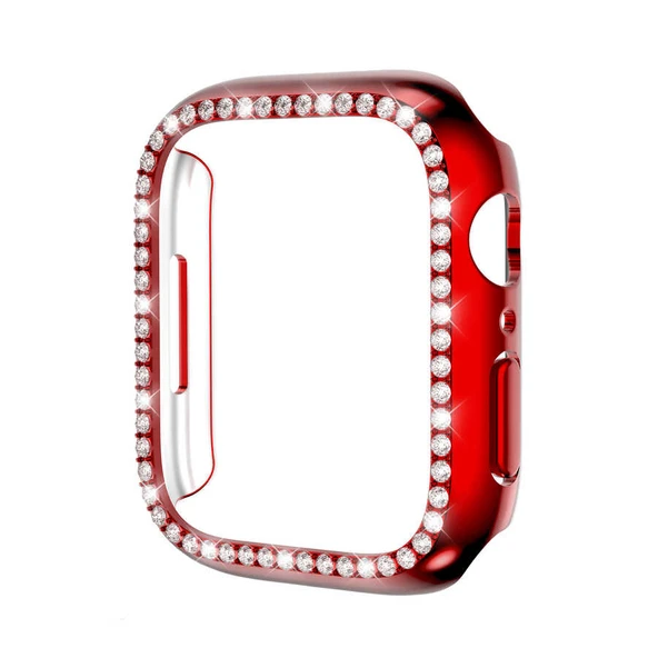 Apple Watch 40mm Saat Ekran Kasa Koruyucu Taşlı Lüxry ZRGard-05 ürün görseli 1