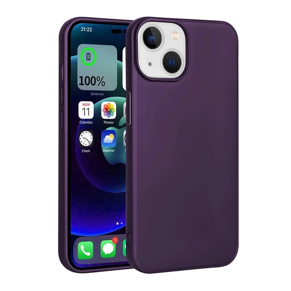 iPhone 15 Plus Uyumlu Kılıf Pürüzsüz Premier Silikon Kapak ürün görseli 1