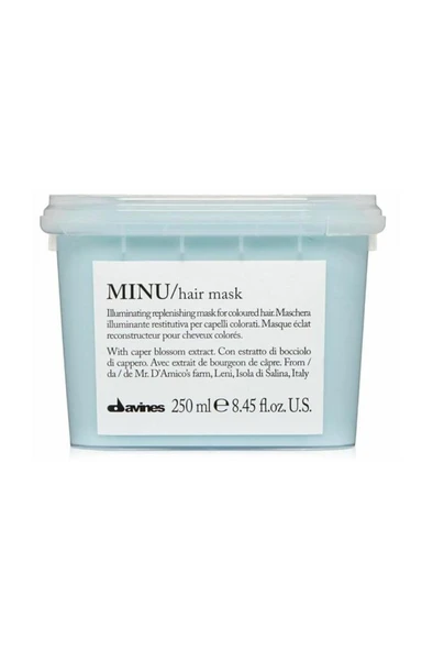 Davines Minu Hair Mask Boyalı Saçlar Için Koruyucu Saç Maskesi 250 ml ürün görseli 1