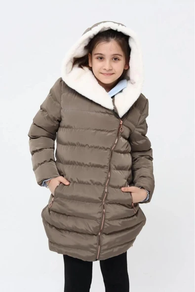 Kız Çocuk Kaban 51219H - Resim 6