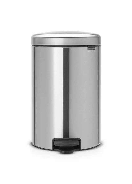 Brabantia Newicon Matt Steel Pedallı Çöp Kutusu 20 Litre ürün görseli 1