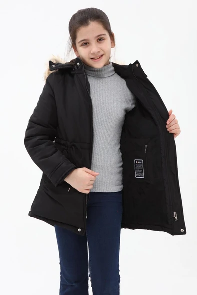 Kız Çocuk Kaban 51256 - Resim 6