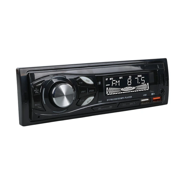 Carstar CS-107 Çift USB/SD/FM/AUX/Bluetooth Kumandalı Oto Teyp 4X60 Watt ürün görseli 1