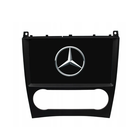 Mercedes C Class W203 - Araç Multimedya Ekran - 4GB 64GB - Kare - Black - 2004 - 2007 - 9 Inch - MYWAY - RED ürün görseli 1
