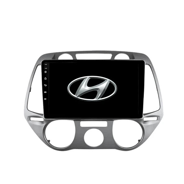 Hyundai i20 - Araç Multimedya Ekran - 4GB 64GB - Yuvarlak Analog - Silver - 2008 - 2012 - 9 Inch - MYWAY ürün görseli 1